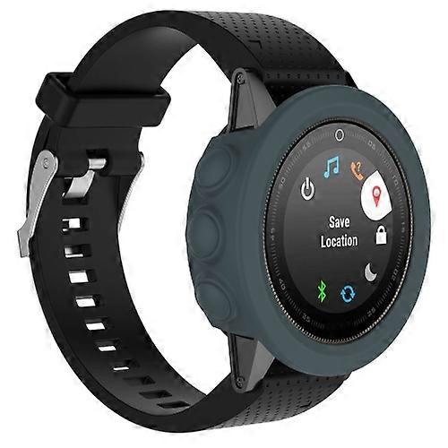 For Garmin Fenix 5S Solid Color Silicone Watch Protective Case