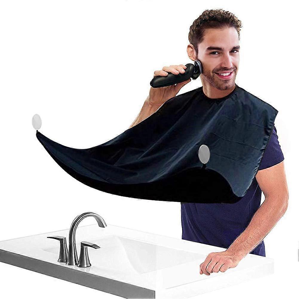 Beard Shaving Trimming Bib Apron Shaving Cloth with Suction Cups