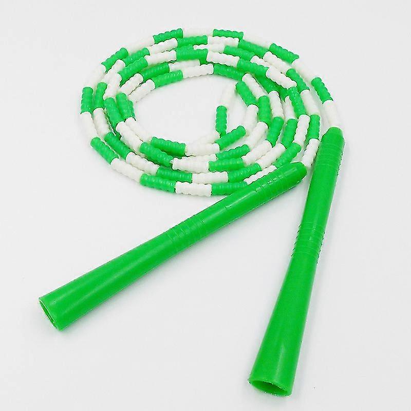 1pc Bamboo Jump Rope Kids-soft Beaded Skipping Rope Adjustable Non Slip Handle Jumping Rope Skipping Fitness Equipments