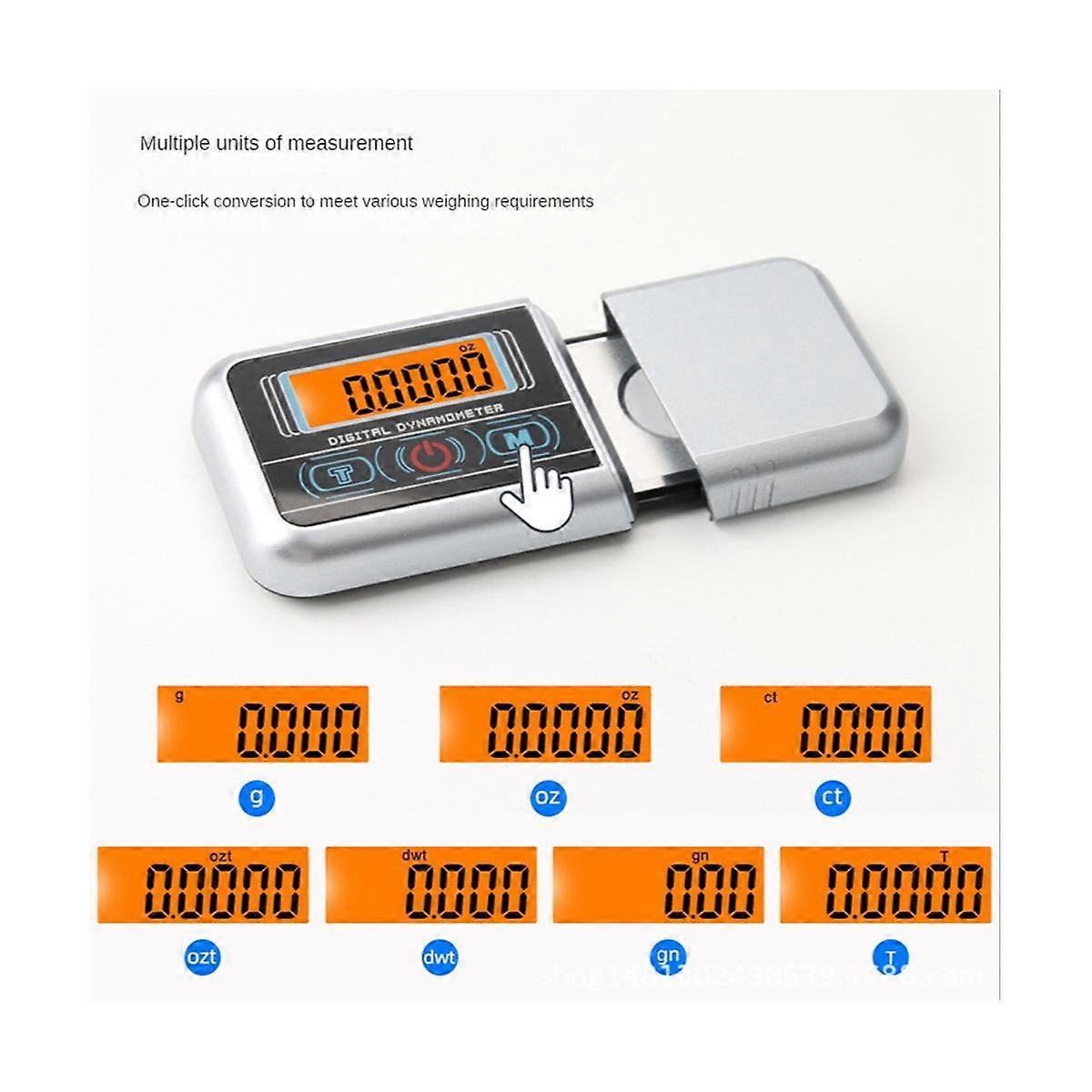 100G/0.005 Mini Digital Turntable Stylus Force Scale Gauge LED Arm Load Meter Portable Digital Scal