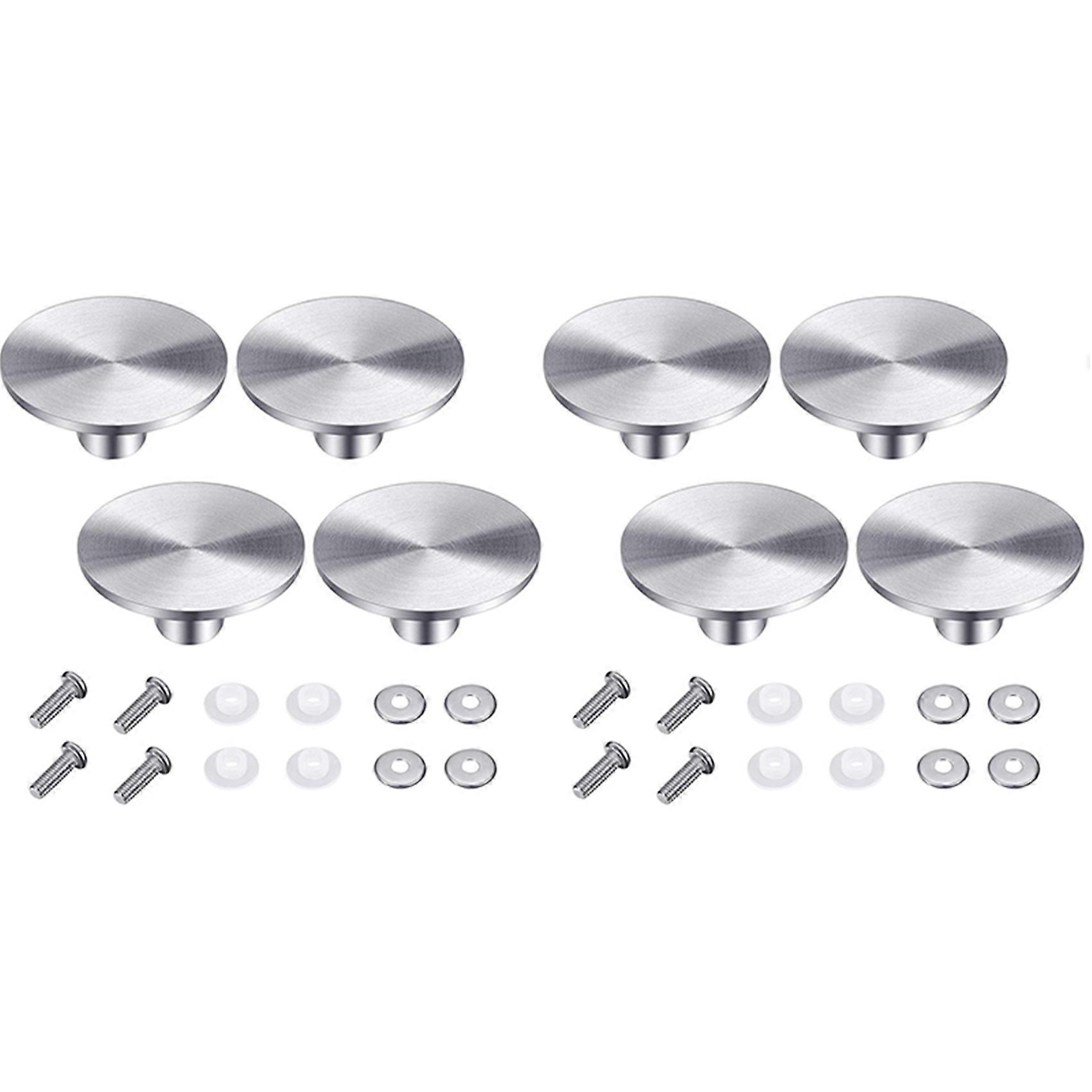 8 Sets Dutch Oven Knob Stainless Steel Replacement Knob Pot Lid Handle for Le Creuset, Aldi, Lodge