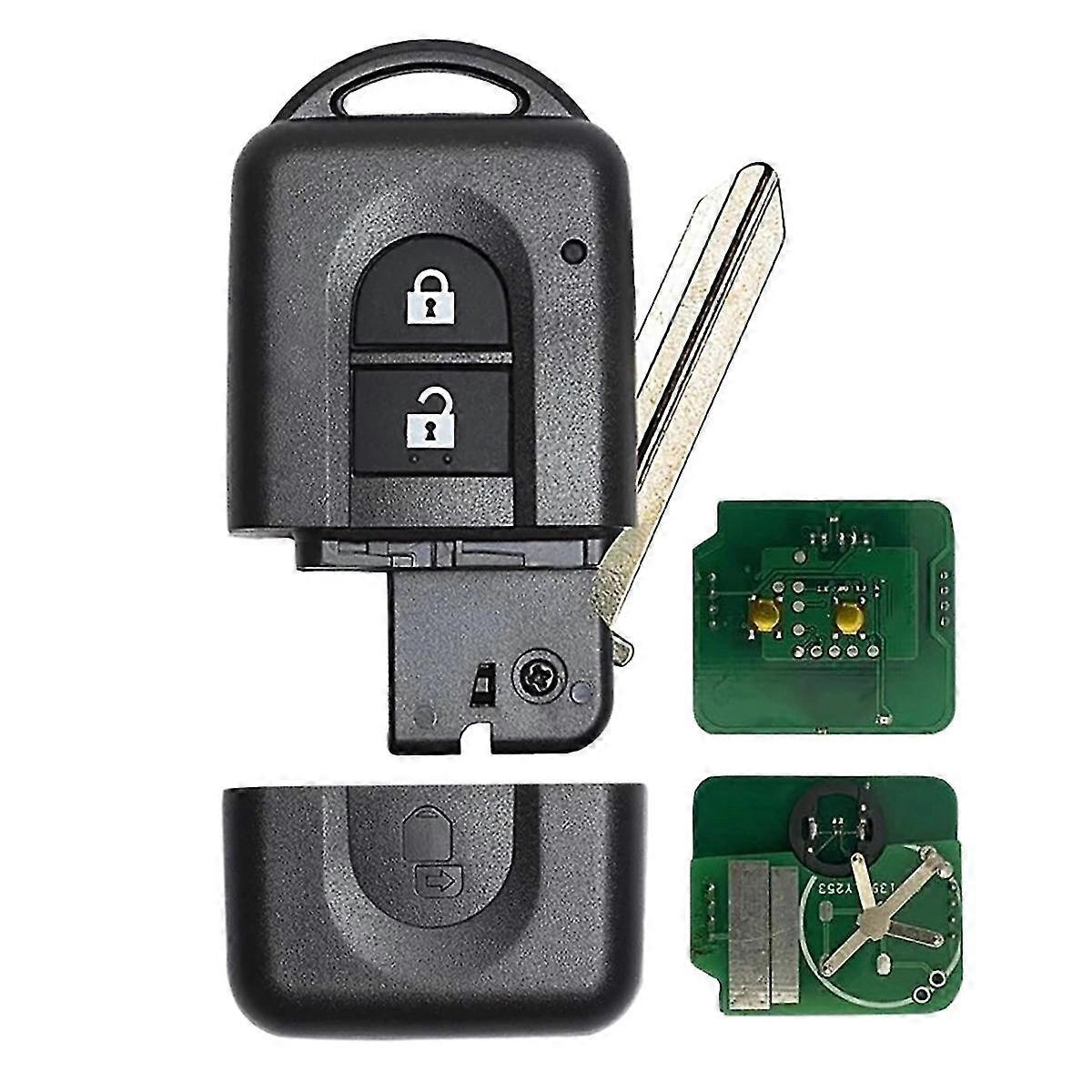 Auto Keyless Entry Remote Key mit 2 Taste 433MHz Id46 Chip für Pathfinder 285e34x00a 285e3eb30a