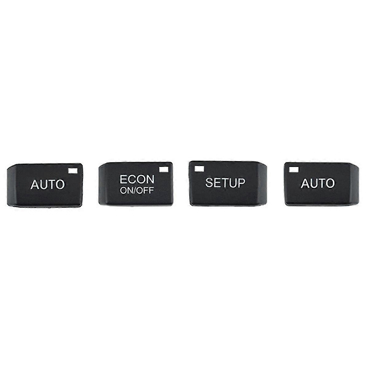 4pcs/set Car Air Conditioning Control Computer Panel Button Switch Cover For A6 C6 S6 2005-2011 4f1820043