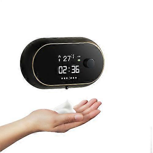 Smart Liquid Foam Soap Dispenser Human Body Sensing Temperature Time Display Hand Washing Waterproof Automatic Soap Dispenser