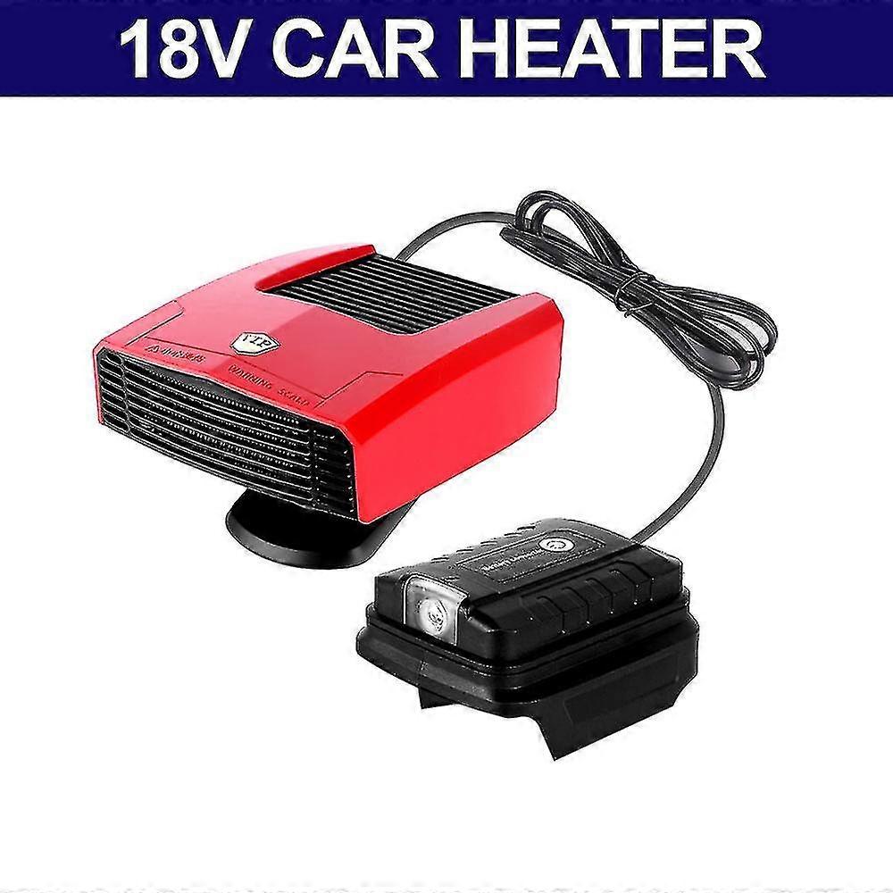4 In 1 600w Car Heater Electric Cooling Heating Fan Electric Windshield Defogging Demister Defroster For Makita 18v Battery