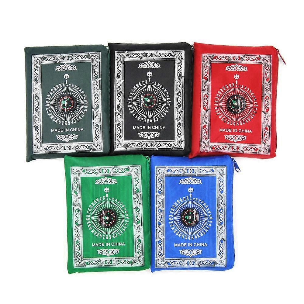 İslam Kese Seyahat Battaniye Nakış Portatif Pusula Dua Basit Desen Bayram Pratik Stil Yumuşak Ev Örgülü Müslüman Dekor