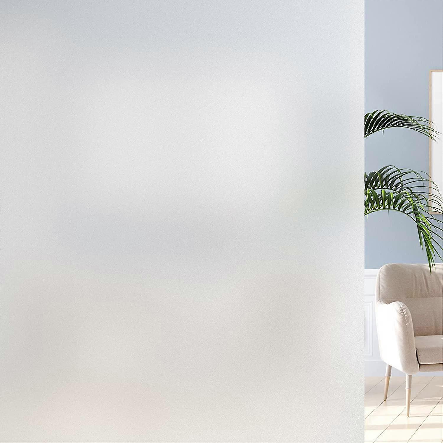 فيلم نافذة الخصوصية فيلم زجاجي بلوريثابت يتشبثون غير لاصق غير لاصق غطاء دش الباب غير الشفاف ، ملصق حجب الأشعة فوق البنفسجية للمكتب المنزلي