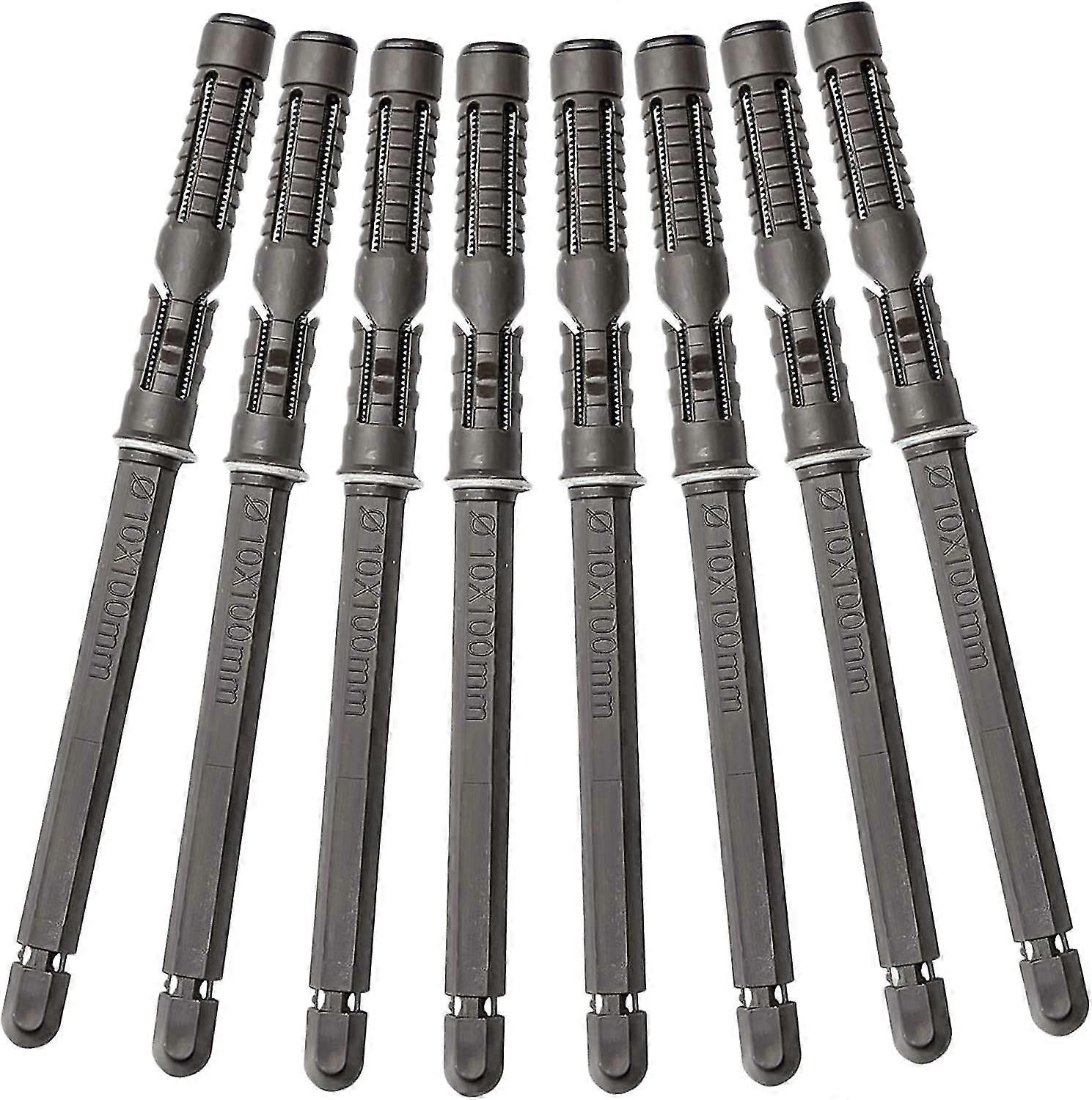 8 supports d’étagère flottants dissimulés, support d’étagère mural invisible, support robuste pour étagères murales de carton flottant de bricolage (10x100mm)