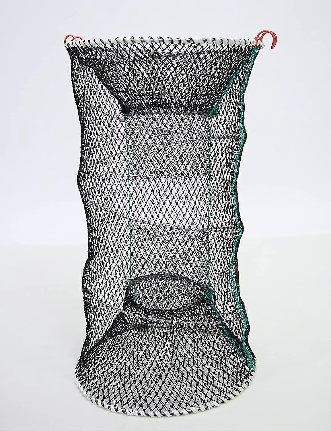 LN-Crab Trap Bait Floats - Portable Folded Cast Net Collapsible Fishing Traps for Lobster, Crawfish, Shrimp, and More