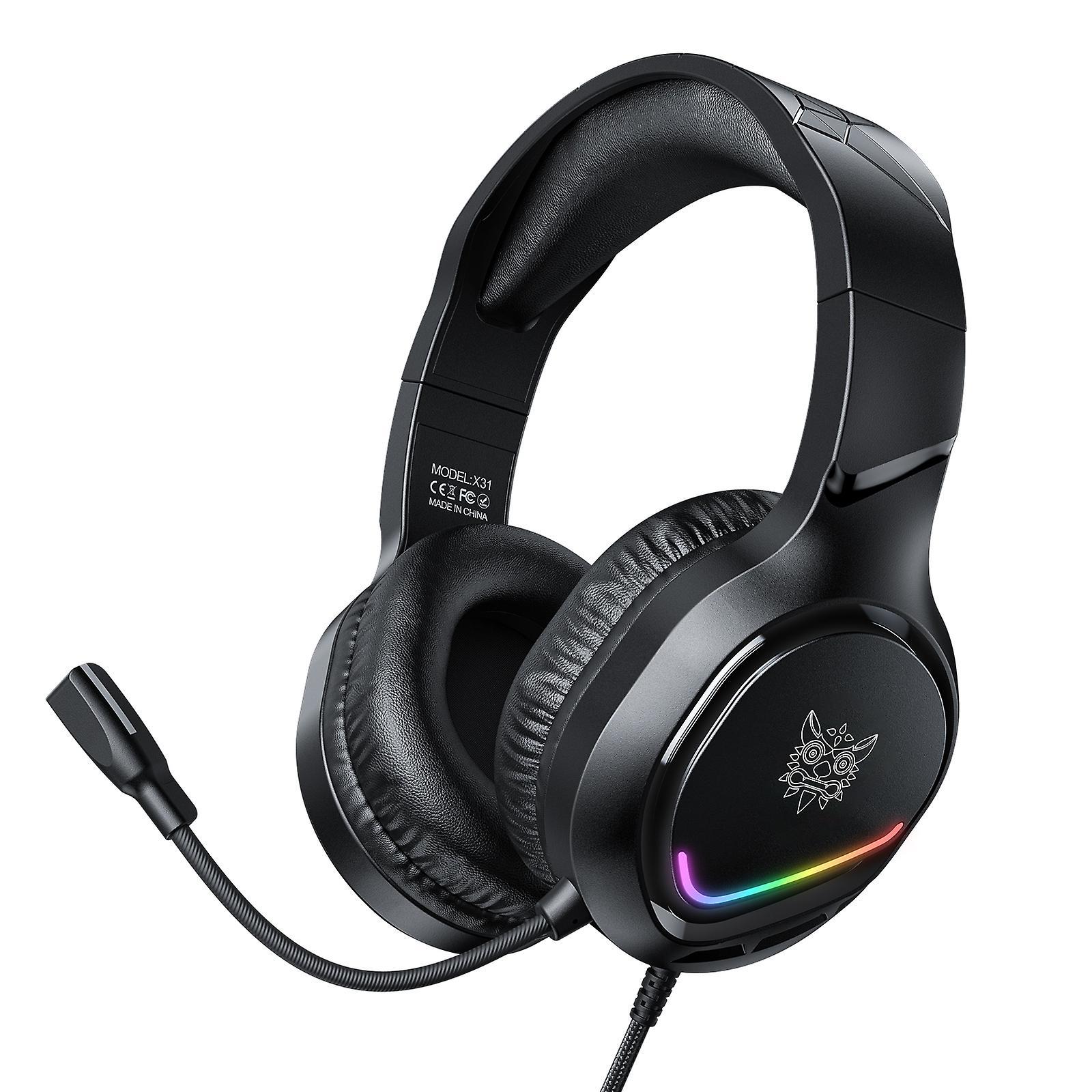 ONIKUMA X31 RGB Light Wired Gaming Headset X31