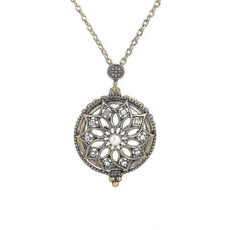 Portable Vintage Loupe Collier Lecture Loupe (fleurs)