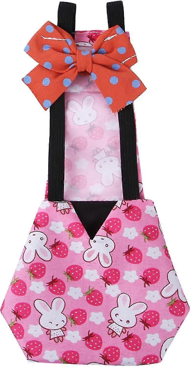 Couches pour chiens de poulet pour animaux de compagnie canard pour canards, vêtements d’oie réutilisables lavables avec nœud papillon volaille Duckling_Feb