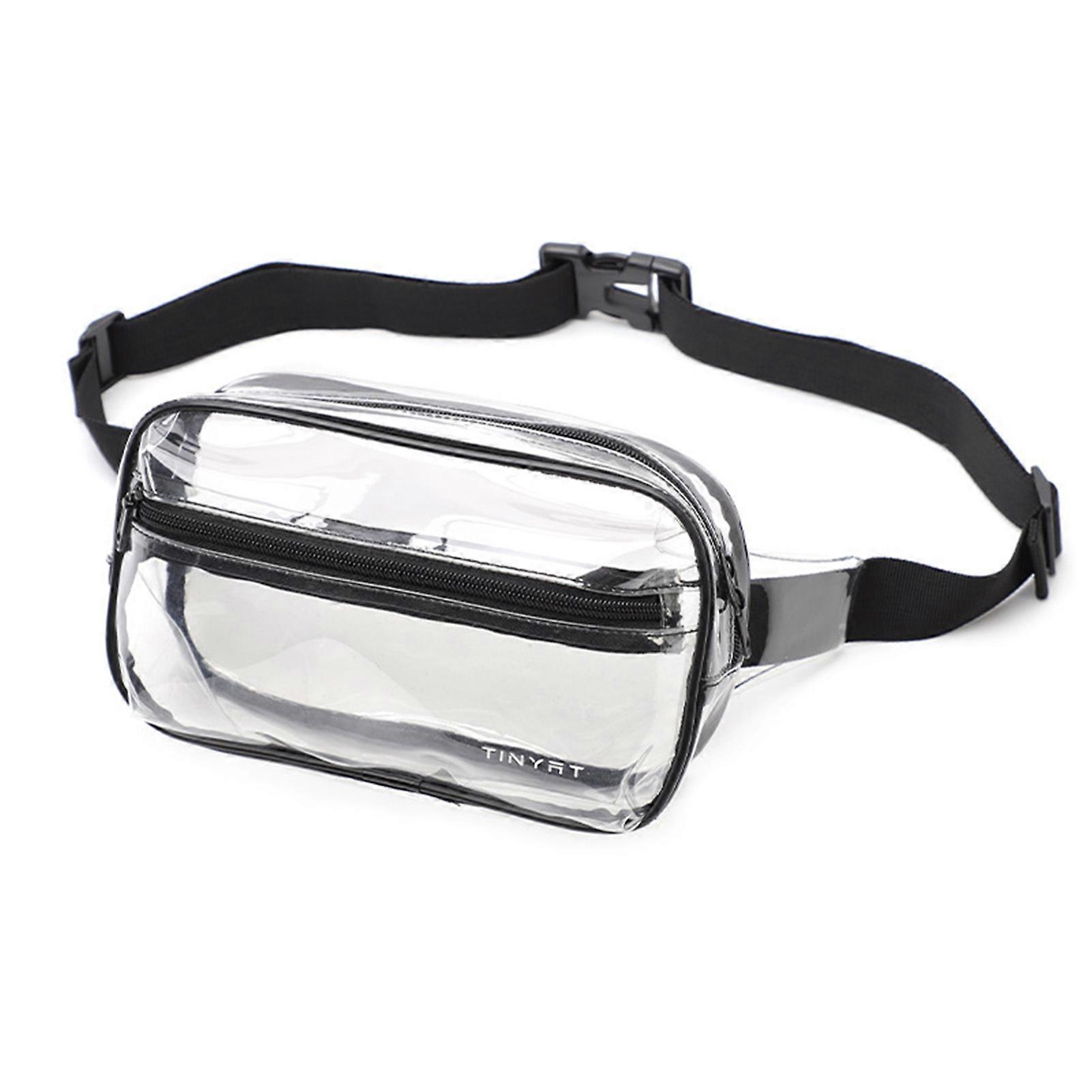 Fashion Clear Fanny Pack Portable Waterproof Zippper Chest Bag for Outdoor