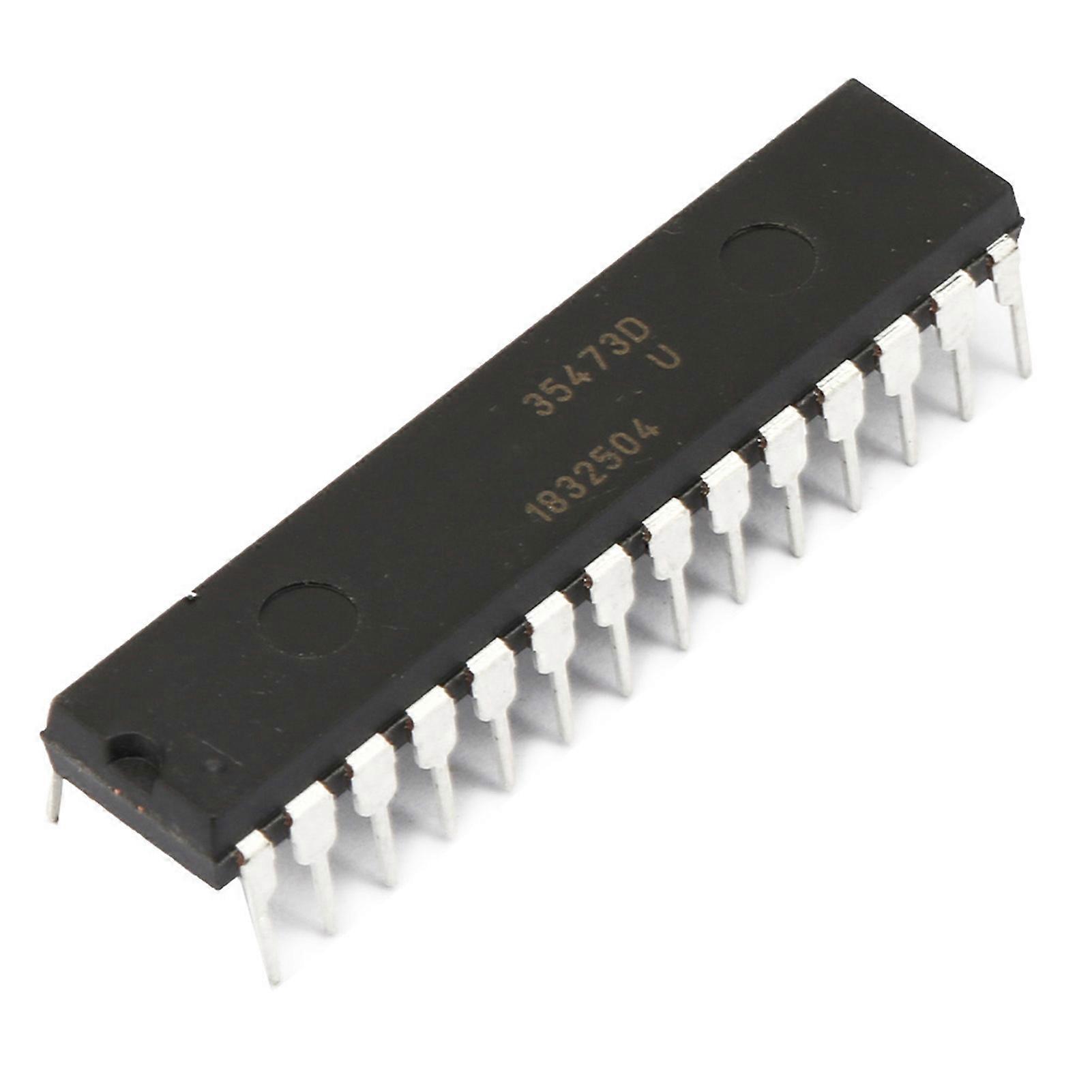 DIP28 Microcontroller IC Chip FlashBased 8Bit CMOS understøtter I2C SPI UART / USART