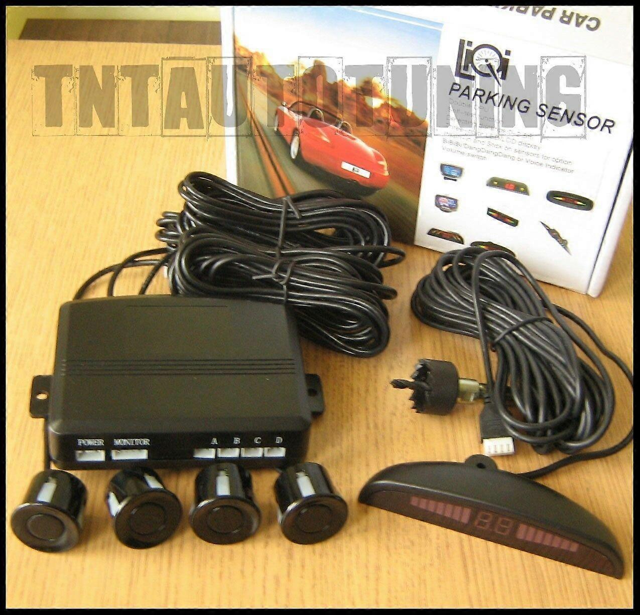 4 Sensors Black Parking Backward Radar for Ssangyong Rodius Kyron Korando