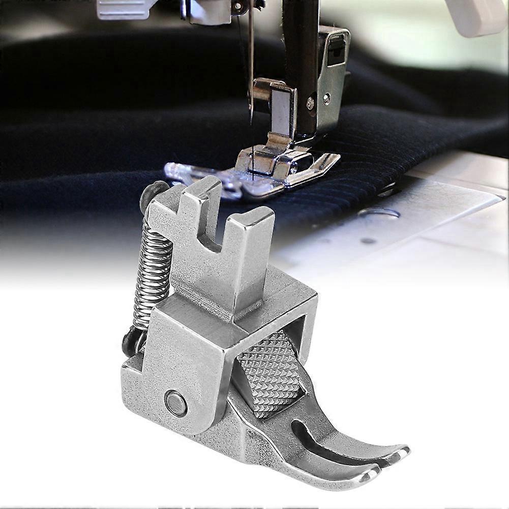Adjustable Thick Material Sewing Machine Presser Roller Foot for Flat Stitching