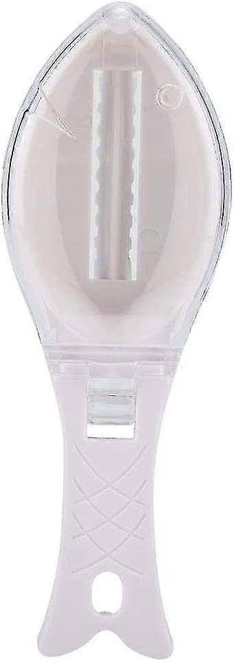quick and safe fish scale scraper - fish peeler, kitchen tools, white