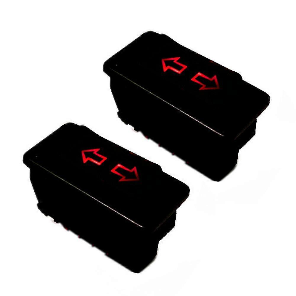 1224V Car Window Lifter Switch - Red Lamp, Auto Power Button for Car Window Accessories