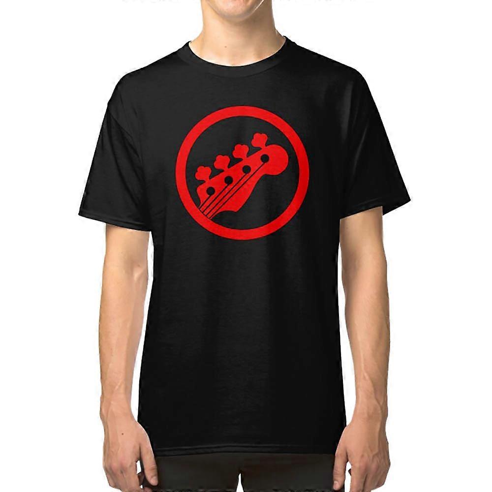 Rød bas T-shirt