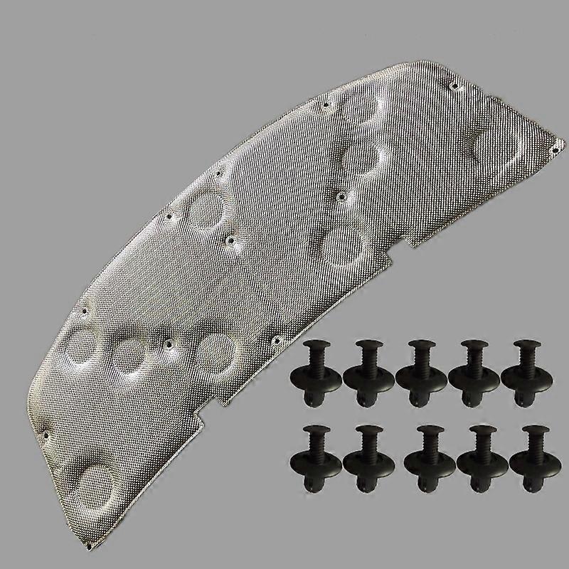 Polymers of sound insulation for car hood car, phonic thermal insulation cushion, front hood, Mercedes benz class A W177, A200, A180, 2019-2021