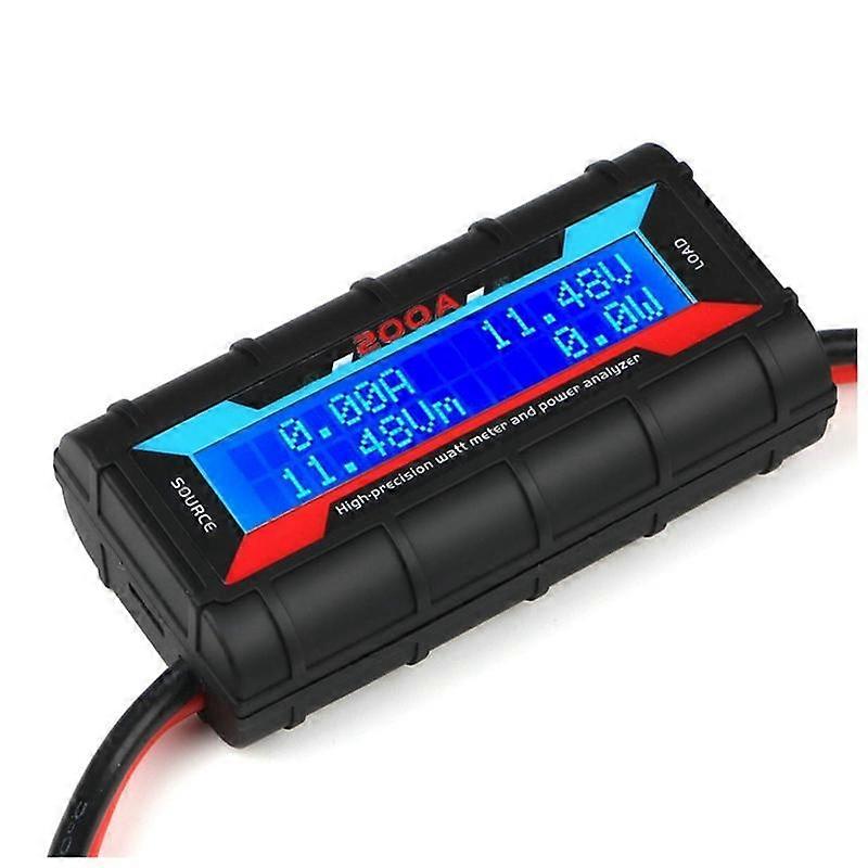 200A High Precision Power Analyzer Watt Meter Battery Consumption Performance Monitor with LCD Backlight for RC