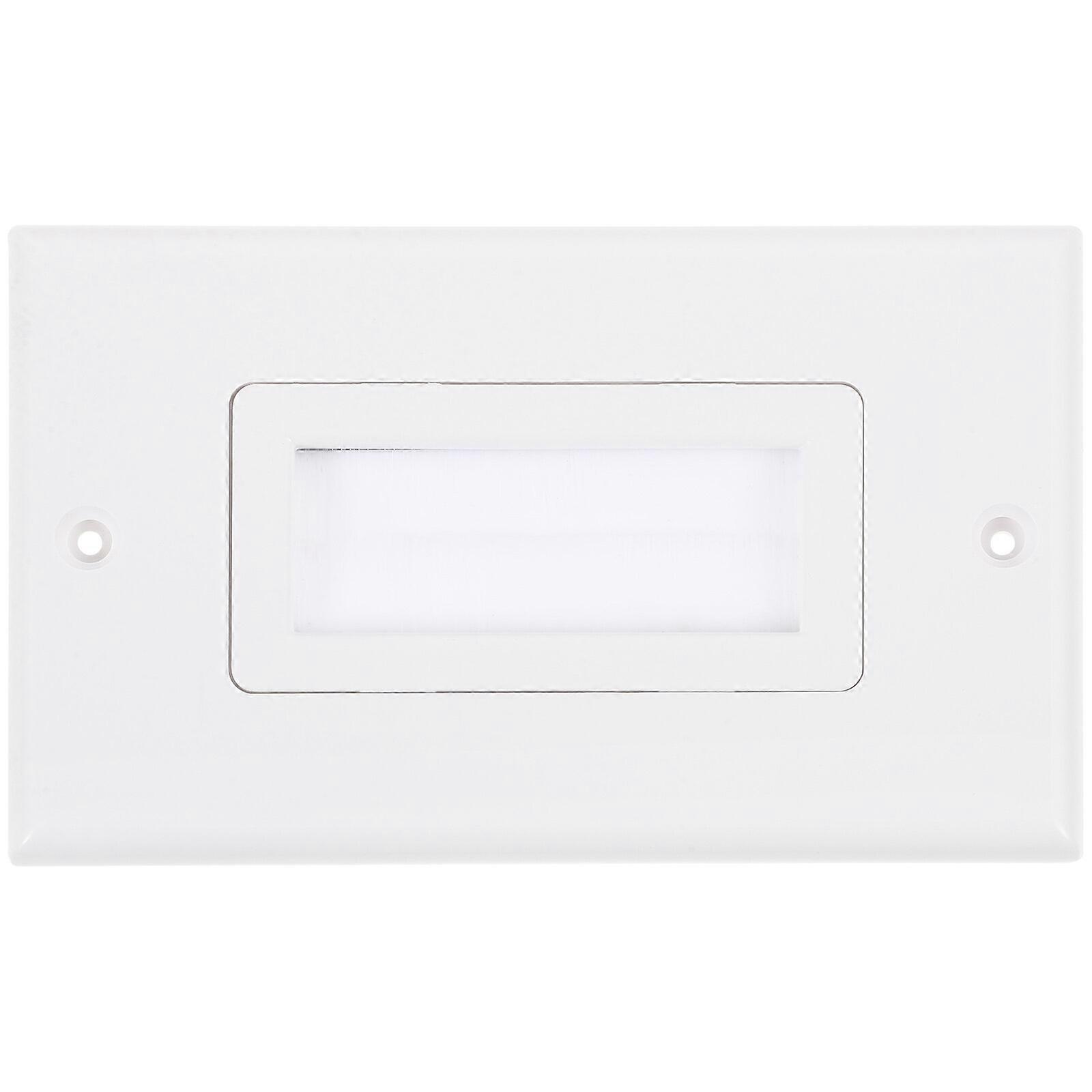 Wall Plate Cable Pass Through Cable Outlet Cover Plate Cable Management Wall Cover