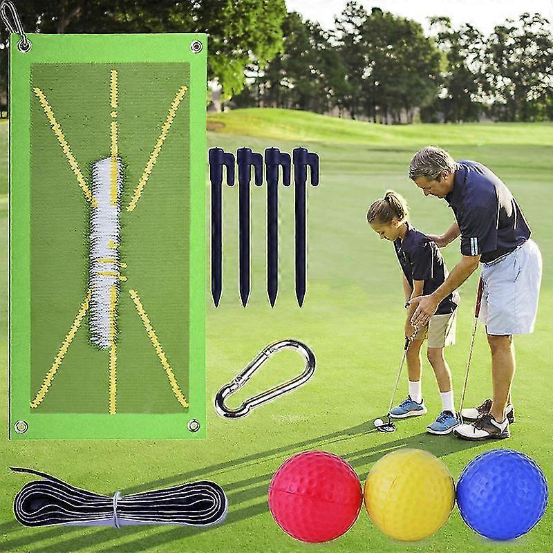 Golf Swing Trace Mat, Golf Mat Portable Golf Mat