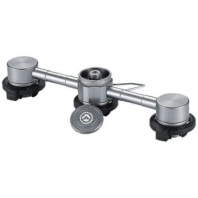 Aluminum Alloy Outdoor Camping Switch Tool Cassette Gas Sylinder 3 To 1 Standard Screw Type Gas Canister Adapter Portable Cooking Stoves