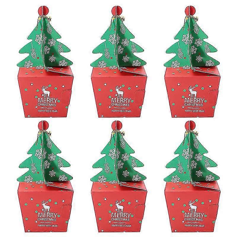 10 Set Of Candy Boxes Biscuit Boxes Baking Boxes Christmas Candy Boxes (assorted Color)