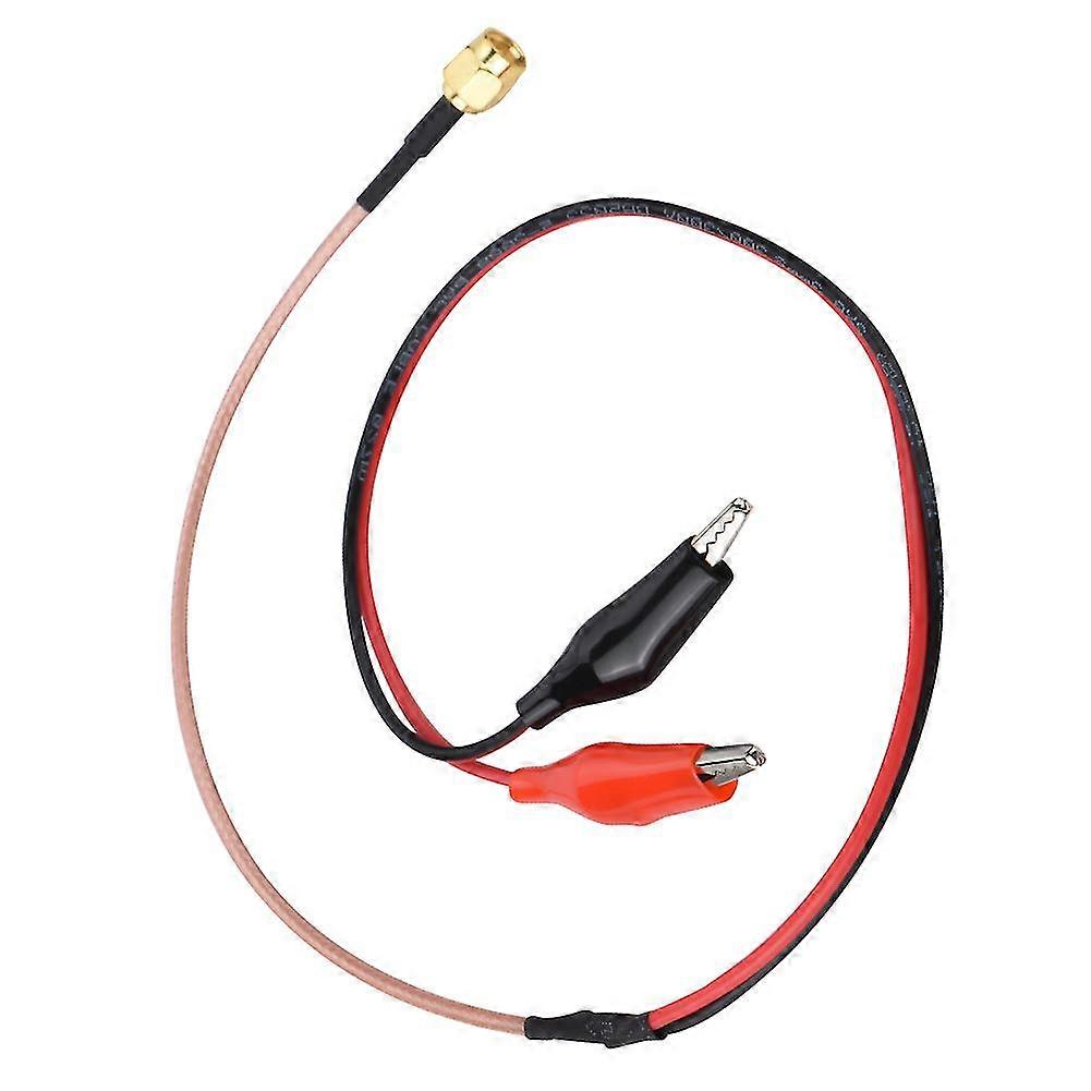 1Pcs Radio Frequency Connection Cable Red Black Test Lead Testing Wire 52cm
