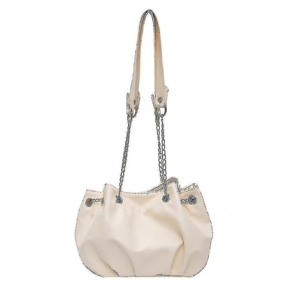 Simple Fe Ladies Pleated Shoulder Handbag