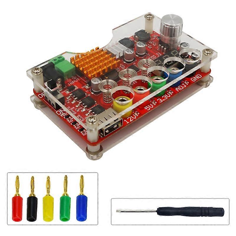 DC Input Voltage Breakout Board Adjustable Voltage Knob and Touch Sensor Switch