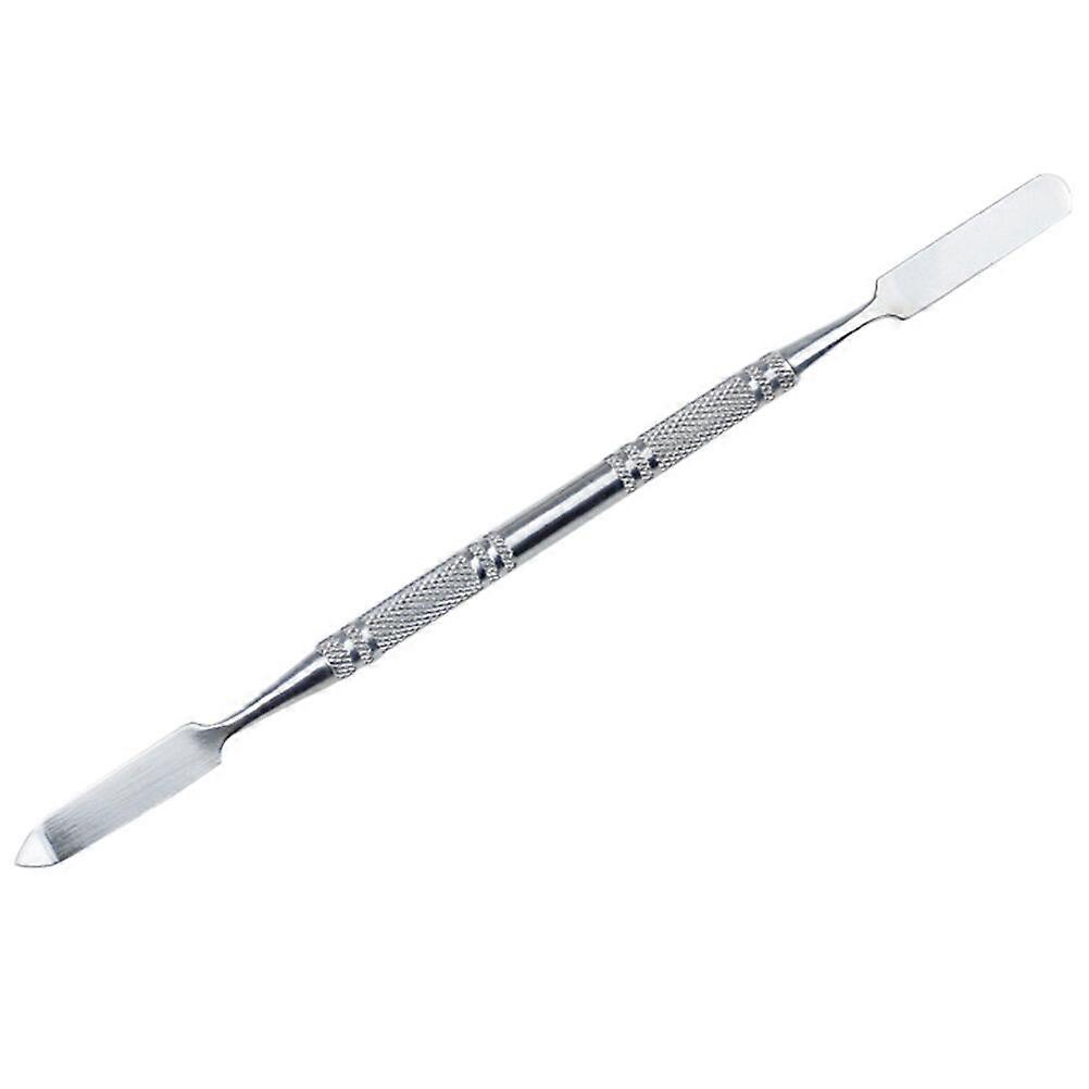 Stainless Steel Mixing Tool Color Modulation Bar Embossing Color Mixing Bar for Foundation Eye Shadow Concealer (Silver)