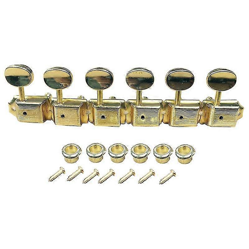 Guitar Tuning Pegs Keys Tuners Semi Closed String Button Sq Electric Guitar String Button 6R Fracture Chord