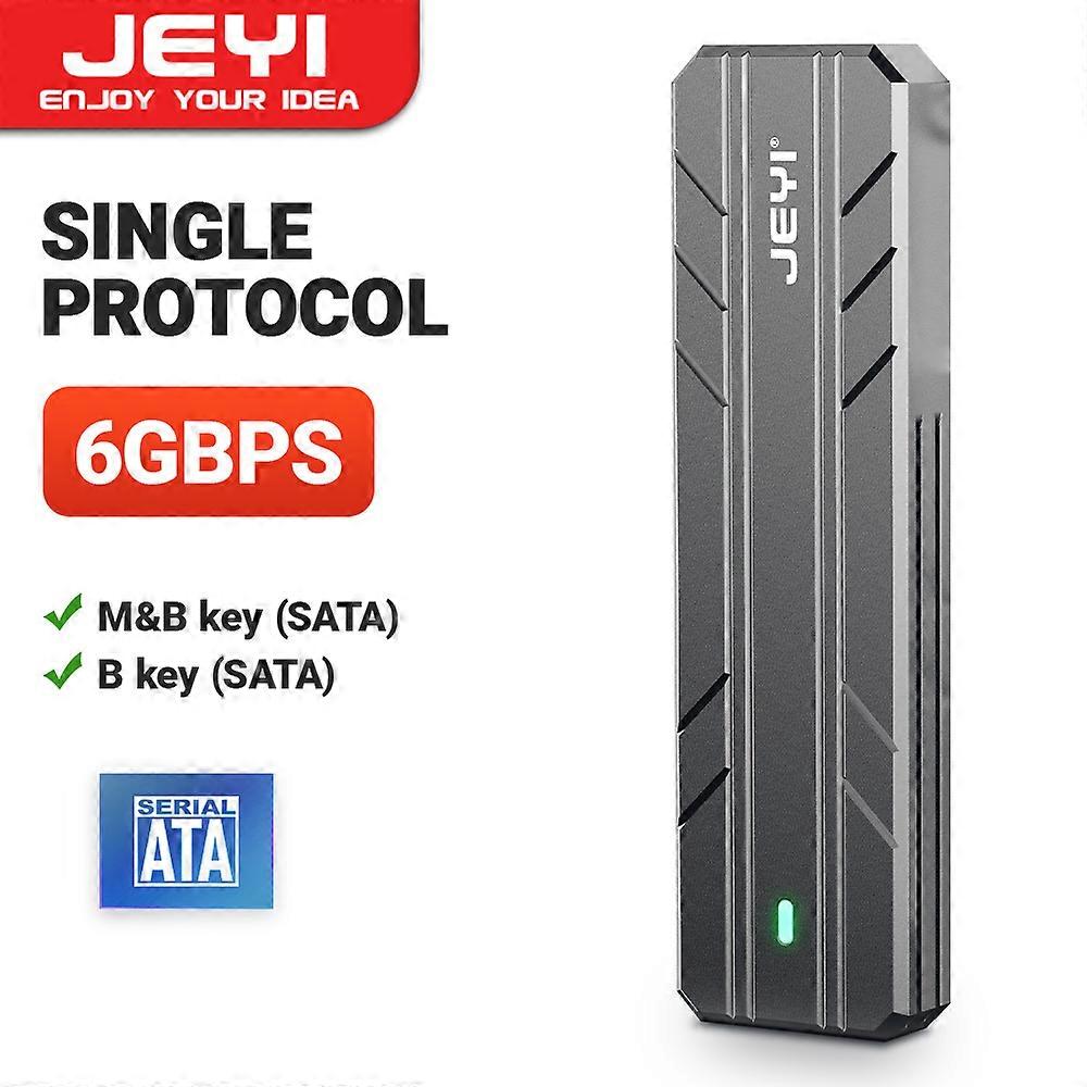 JEYI M.2 NVME SSD Enclosure USB 3.1/3.2 Gen 2 (10 Gbps) to NVME PCI-E M-Key Solid State Drive External Case Support UASP Trim