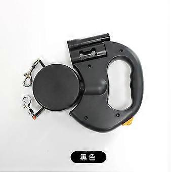 Pet Supplies Double Head Pet Leash One Tow Two Retractable Adjustable Strong And Durable Dog Leash Outdoor Pet Accessories