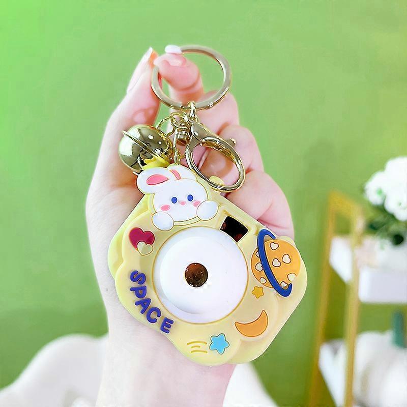 جديد Sanrio مرحبا كيتي كورومي Cinnamoroll سلسلة المفاتيح حقيبة قلادة حقيبة زخرفة اكسسوارات جهاز عرض الكاميرا أنيمي الإبداعية Kawaii الهدايا