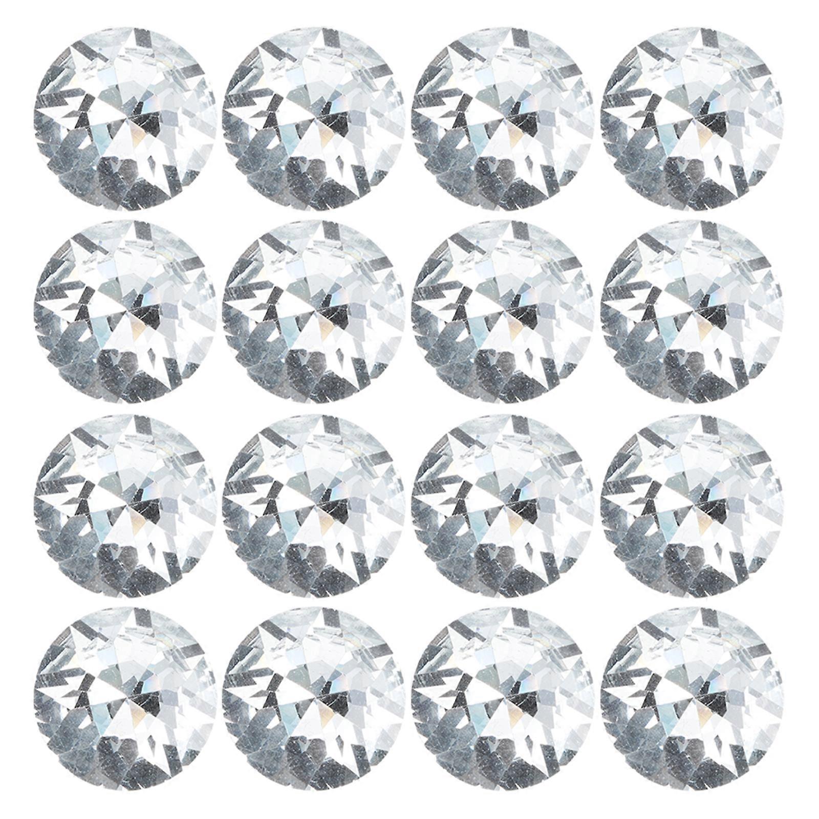 30pcs Decorative Crystal Button Upholstery Button for Sewing Sofa Bed Headboard