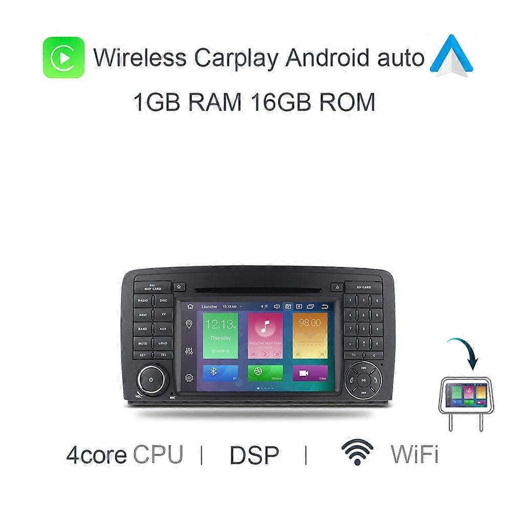 Carplay DSP IPS LTE Android 12.0 8GB+128GB Car DVD Player RDS Radio Bluetooth For Benz W251 R280 R300 R320 R350 R500 2006-2016