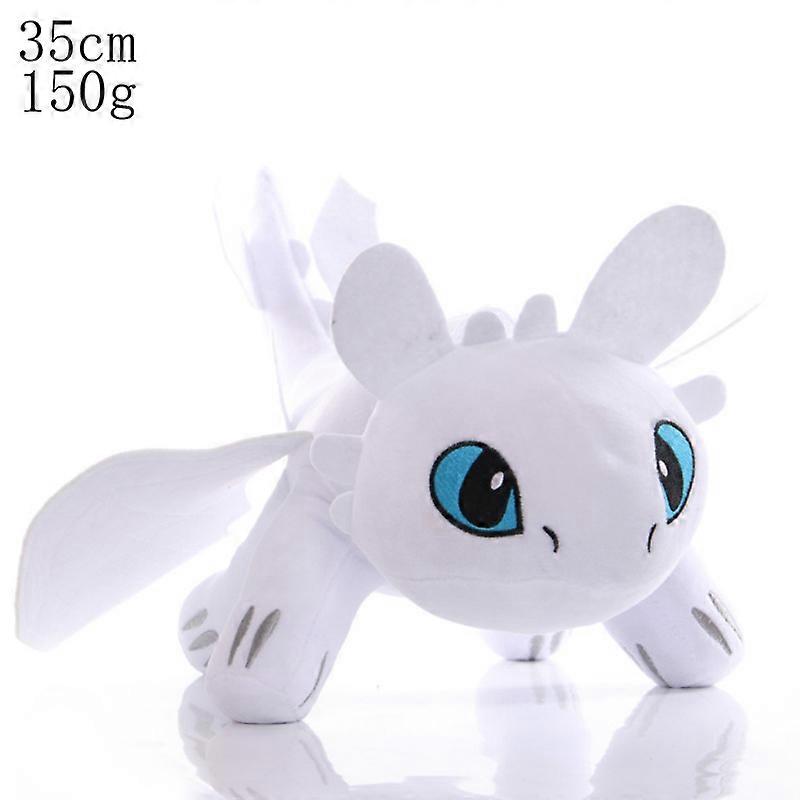 30/50 ס"מ צעצוע קטיפה חמוד ללא שיניים אנימה איך לאמן את הדרקון שלך 3 זעם לילה צעצוע בובה ממולא חסר שיניים לילדים מתנה