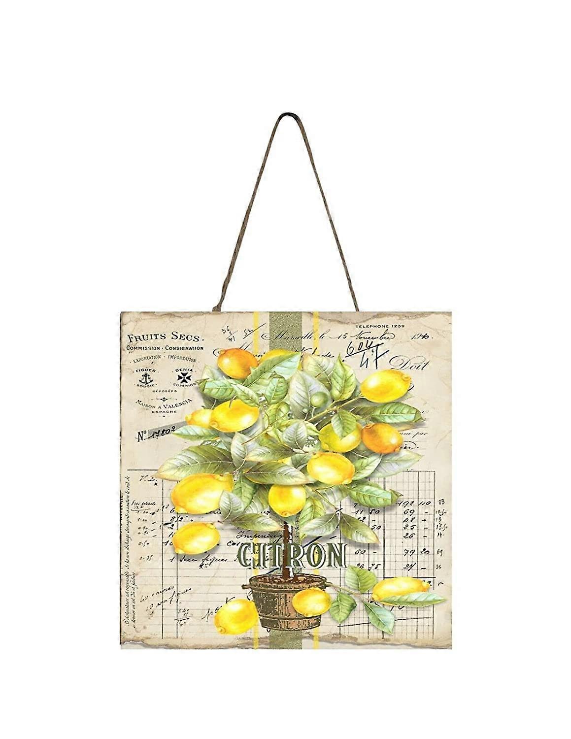 Sitron Topiary Tre Mini Skilt 5" x 5"