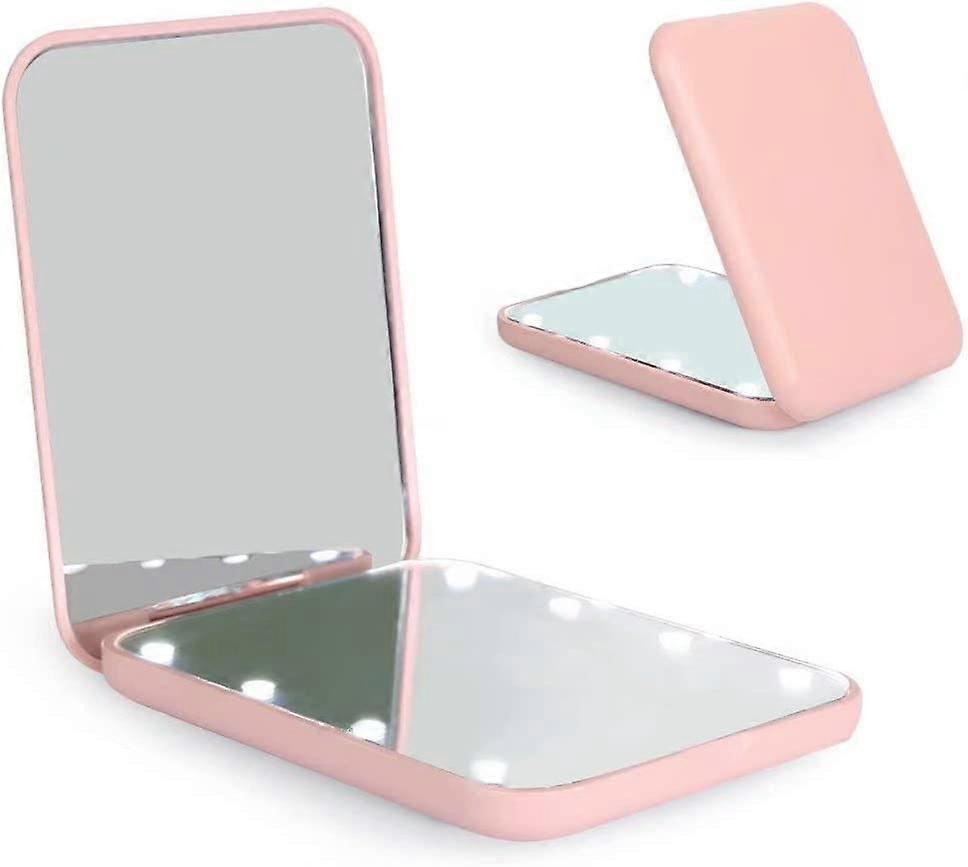 Compact Magnifying Mirror with Light, 1x/3x