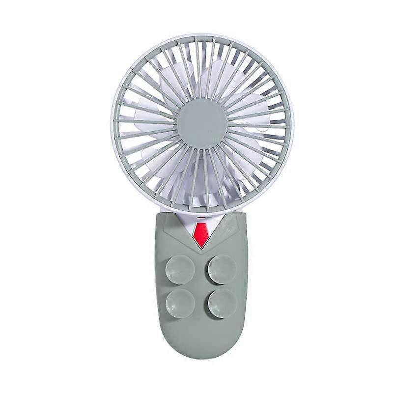 Cartoon Mini Handheld Fan with Suction Cup (Green)