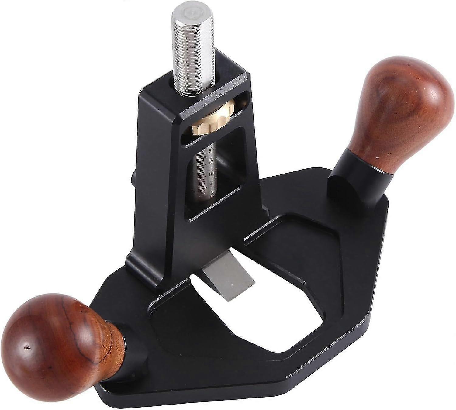 Woodworking Router Plane - Adjustable Knob, Durable Handheld Tool for Bottom Cleaning & Slotting s202412121049