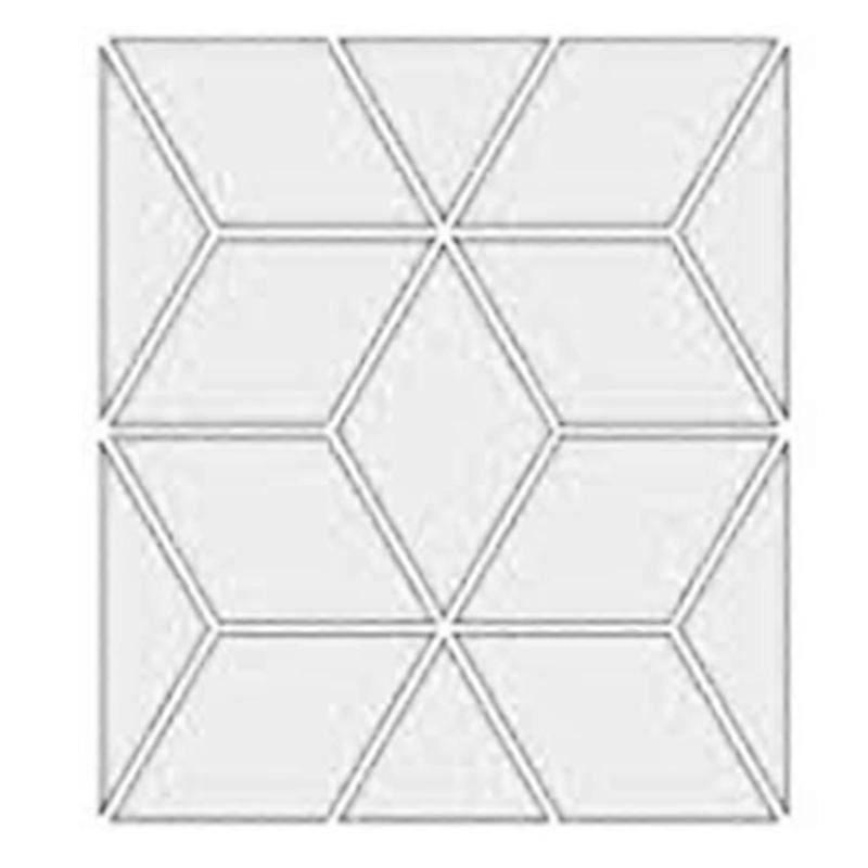 3D Mirror Wall Stickers Set Diamonds Shape Decorative Wall Mirrors Sticker DIY