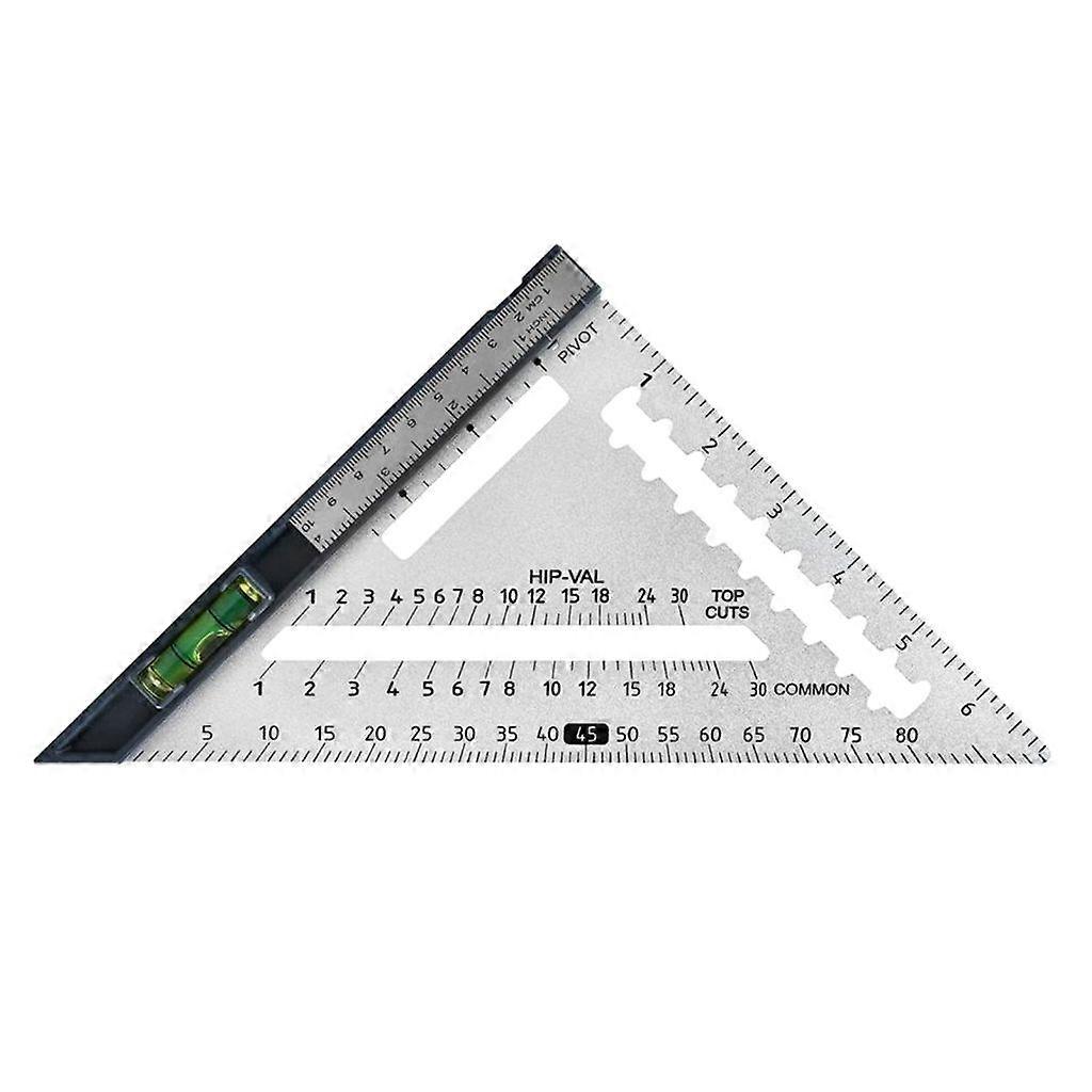 Triangle Square Ruler Removable Carpenter Square Woodworking Measuring Tool