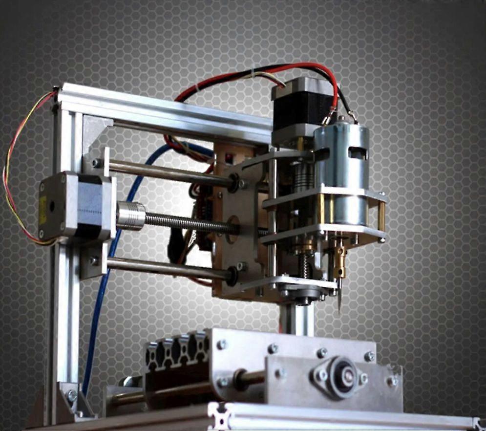 130*100*40mm DIY CNC three-axis engraving machine PCB milling wood engraving engraving machine laser engraving machine kit