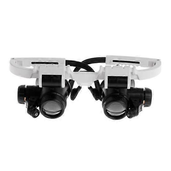 Magnifier Glasses with LED Light Enhanced Visibility Foldable Design Watch Repair