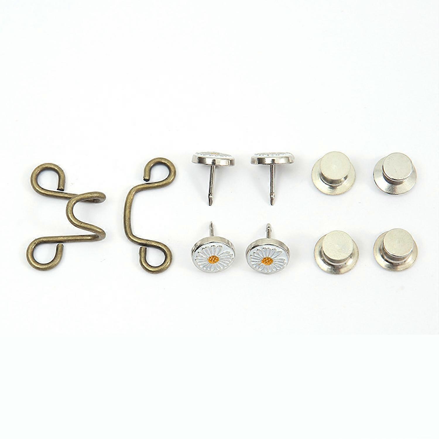 Waist Buckle Nail DIY Making Durable Alloy Material Detachable Adjustable Reusable Waistband Tighten