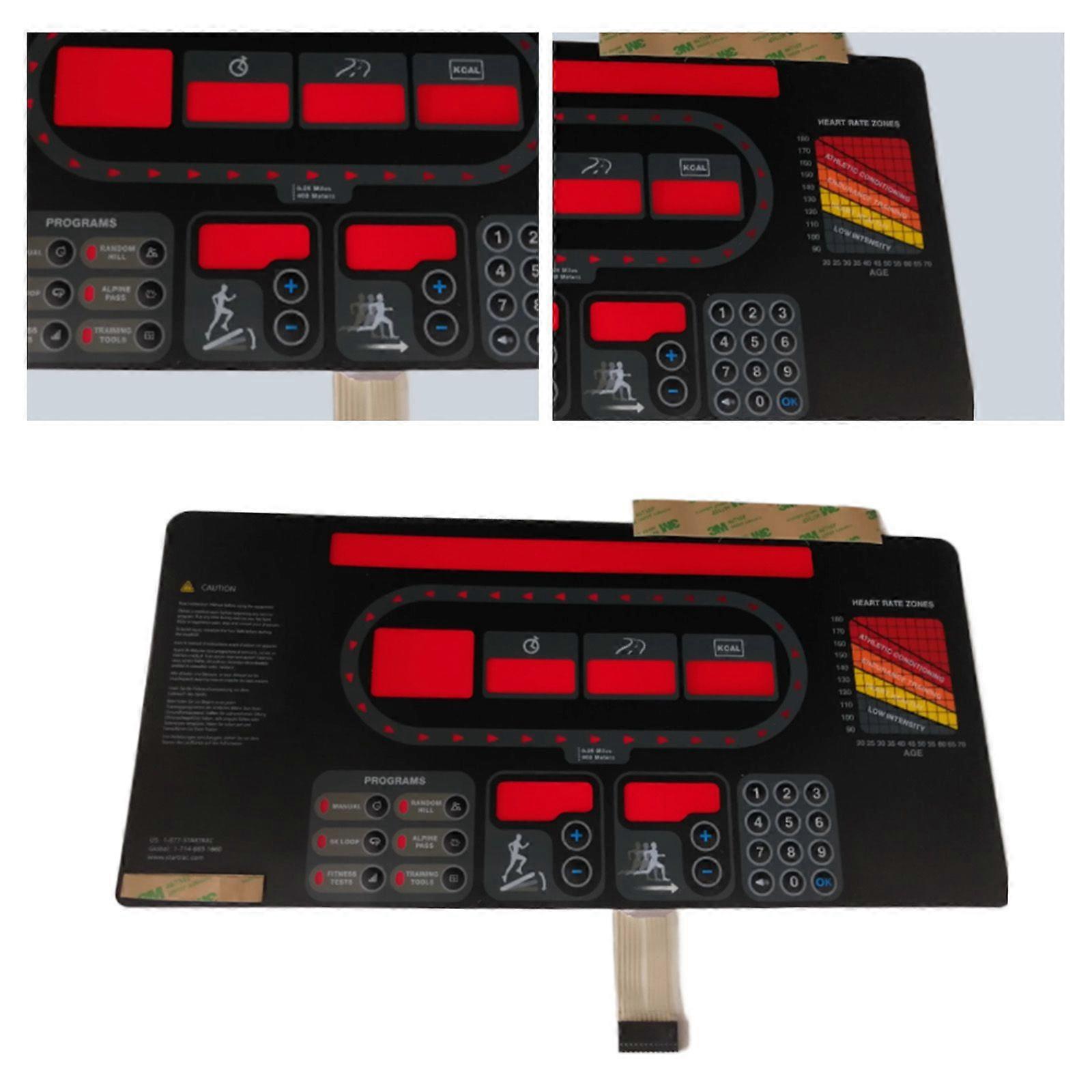 For Star Trac Treadmill Replacement Overlay Keypad Membrane Switch Keypad Film
